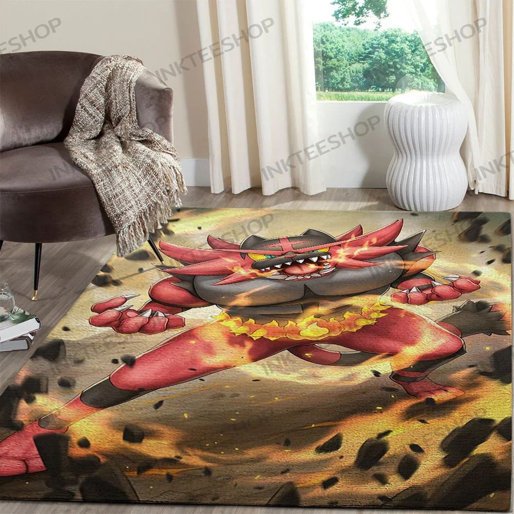 Inktee Store - Living Room Carpet Pokemon Rug Image