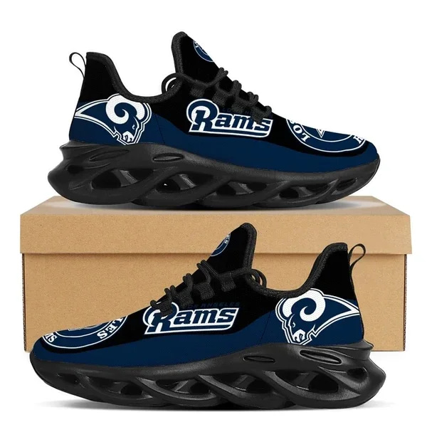 Los Angeles Rams Style 2 Amazon Custom Max Soul Shoes