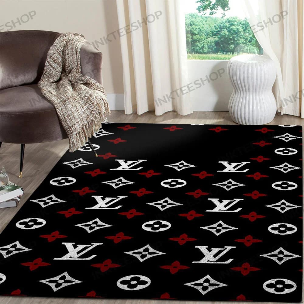 Inktee Store - Louis Vuitton Wallpaper For Room Carpet Rug Image