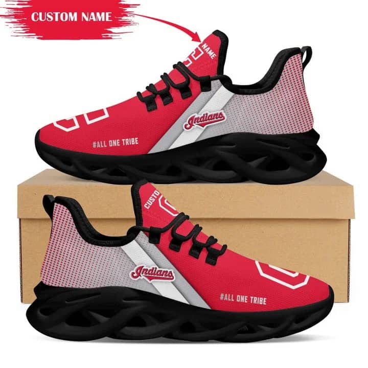 Mlb Cleveland Indians Style 2 Amazon Custom Name Max Soul Shoes