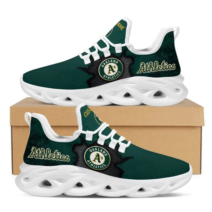 Mlb Oakland Athletics Amazon Custom Name Max Soul Shoes