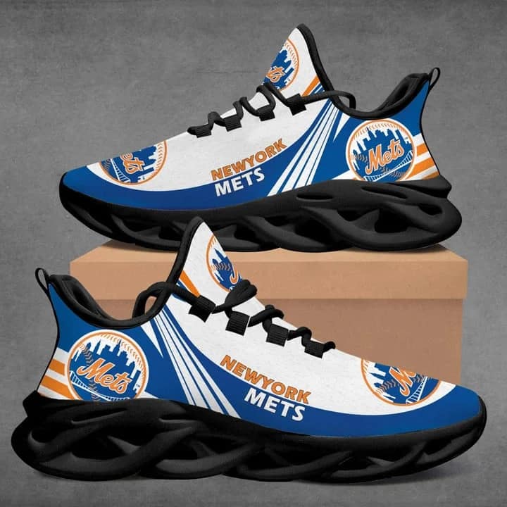 New York Mets Style 2 Amazon Custom Max Soul Shoes