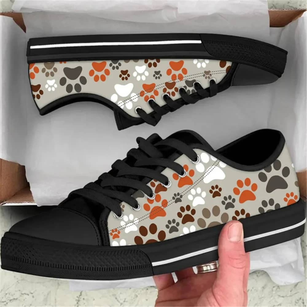 Pet Dog Paw Style 2 Custom Amazon Low Top Shoes