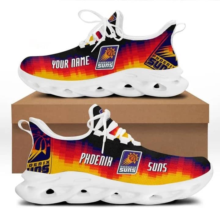 Phoenix Suns Nba Custom Name Max Soul Shoes