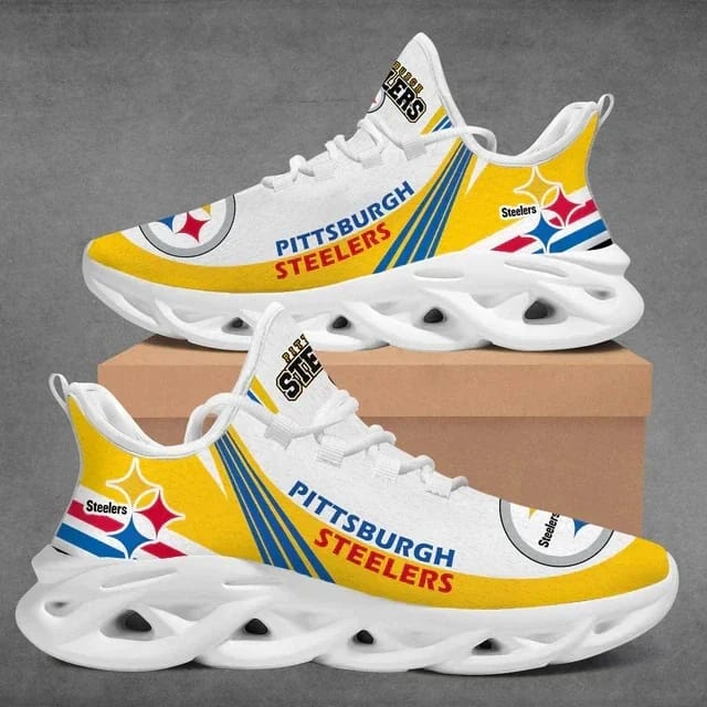 Pittsburgh Steelers Style 1 Amazon Custom Max Soul Shoes