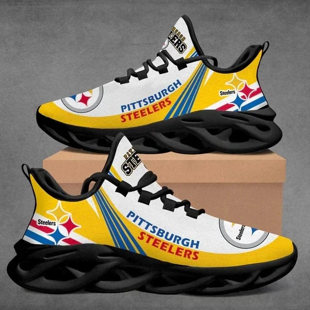Pittsburgh Steelers Style 2 Amazon Custom Max Soul Shoes