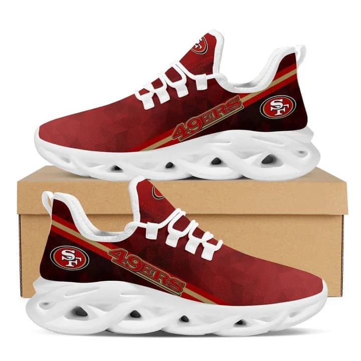 San Francisco 49ers Style 1 Amazon Custom Max Soul Shoes
