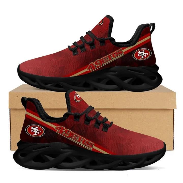 San Francisco 49ers Style 2 Amazon Custom Max Soul Shoes