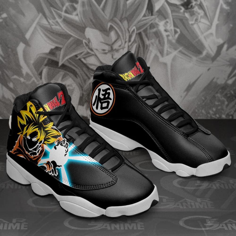 Songoku Dragon Ball Anime Custom Air Jordan Shoes