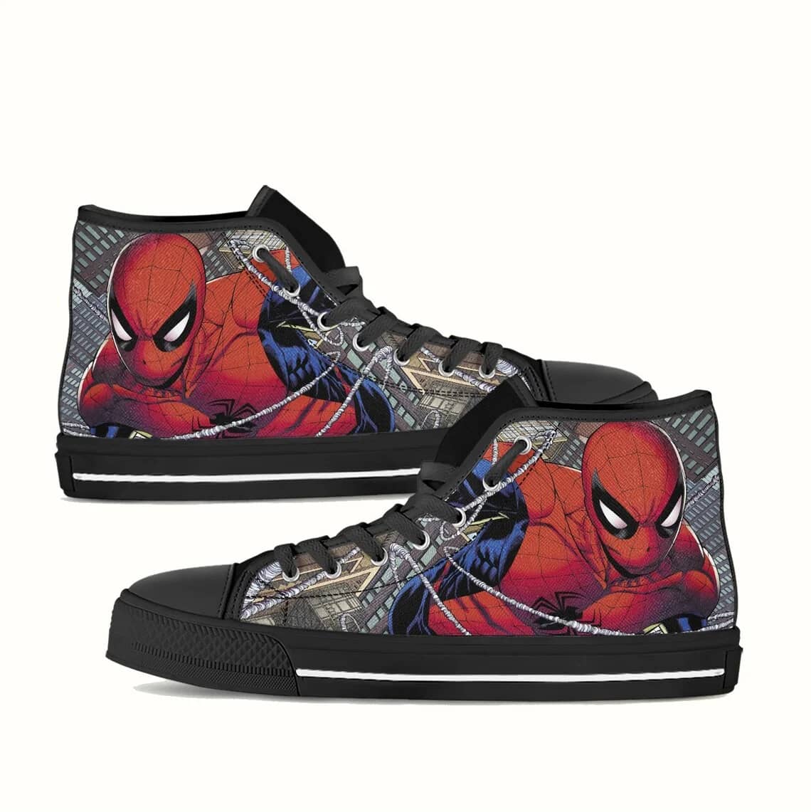 Spiderman Style 3 Amazon Custom High Top Shoes