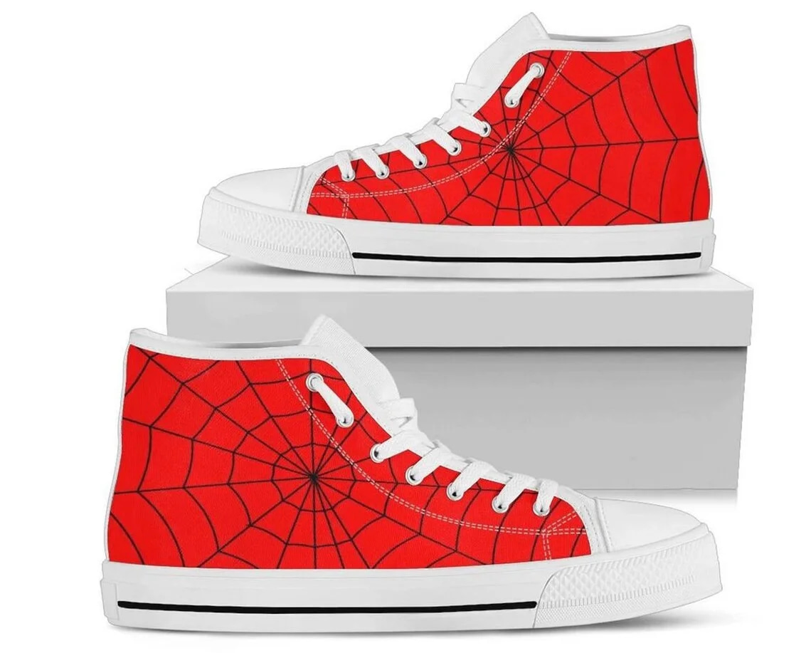 Spiderman Style 5 Amazon Custom High Top Shoes