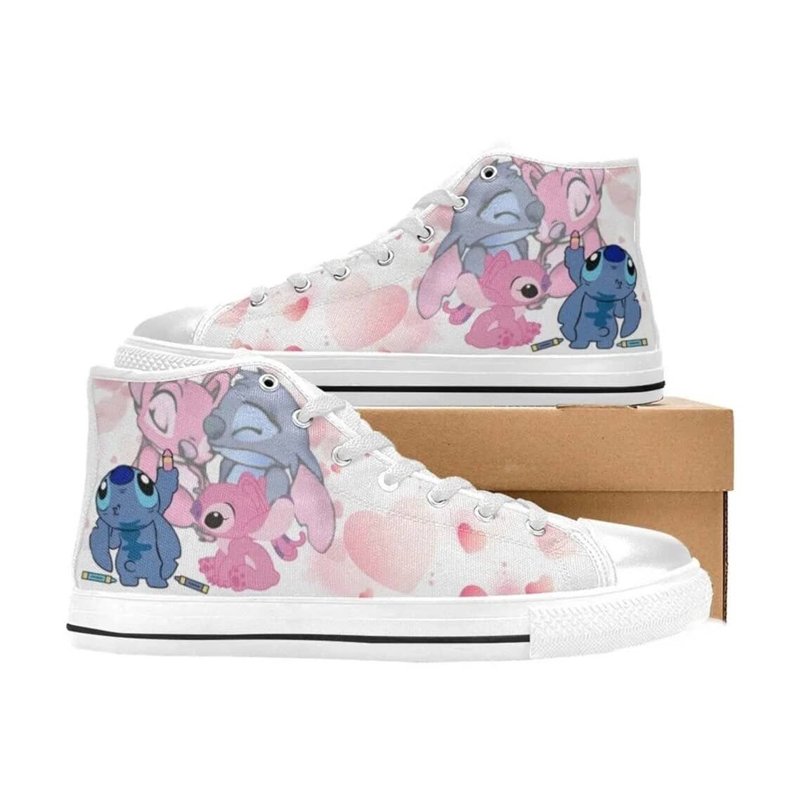Stitch Style 3 Amazon Custom Disney High Top Shoes