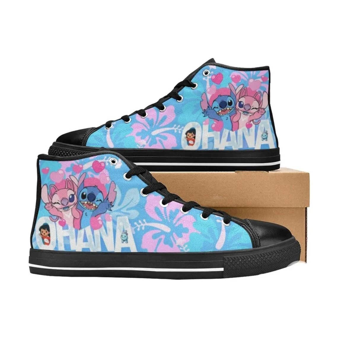 Stitch Style 8 Amazon Custom Disney High Top Shoes