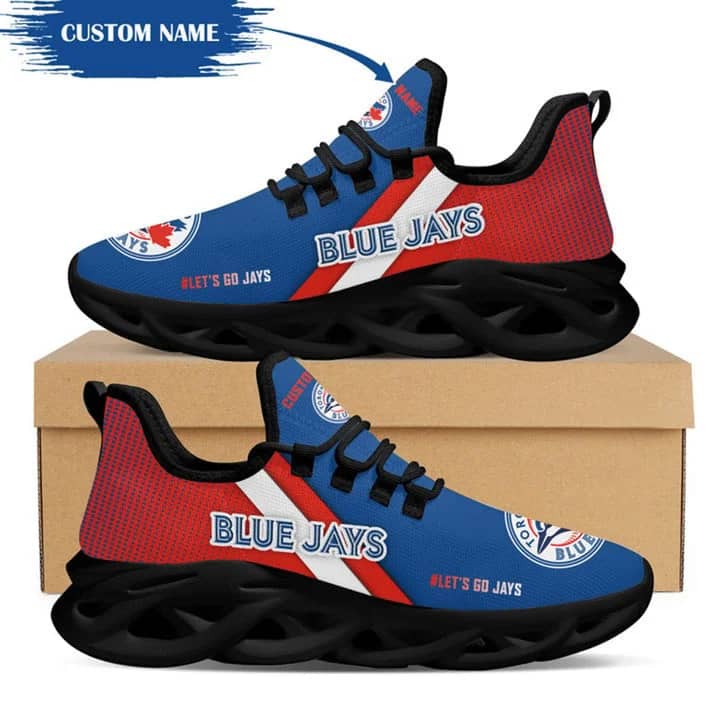 Toronto Blue Jays Style 2 Amazon Custom Name Max Soul Shoes