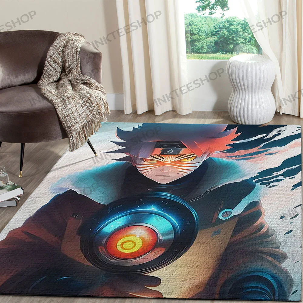 Inktee Store - Uzumaki Naruto Floor Mats Carpet Rug Image