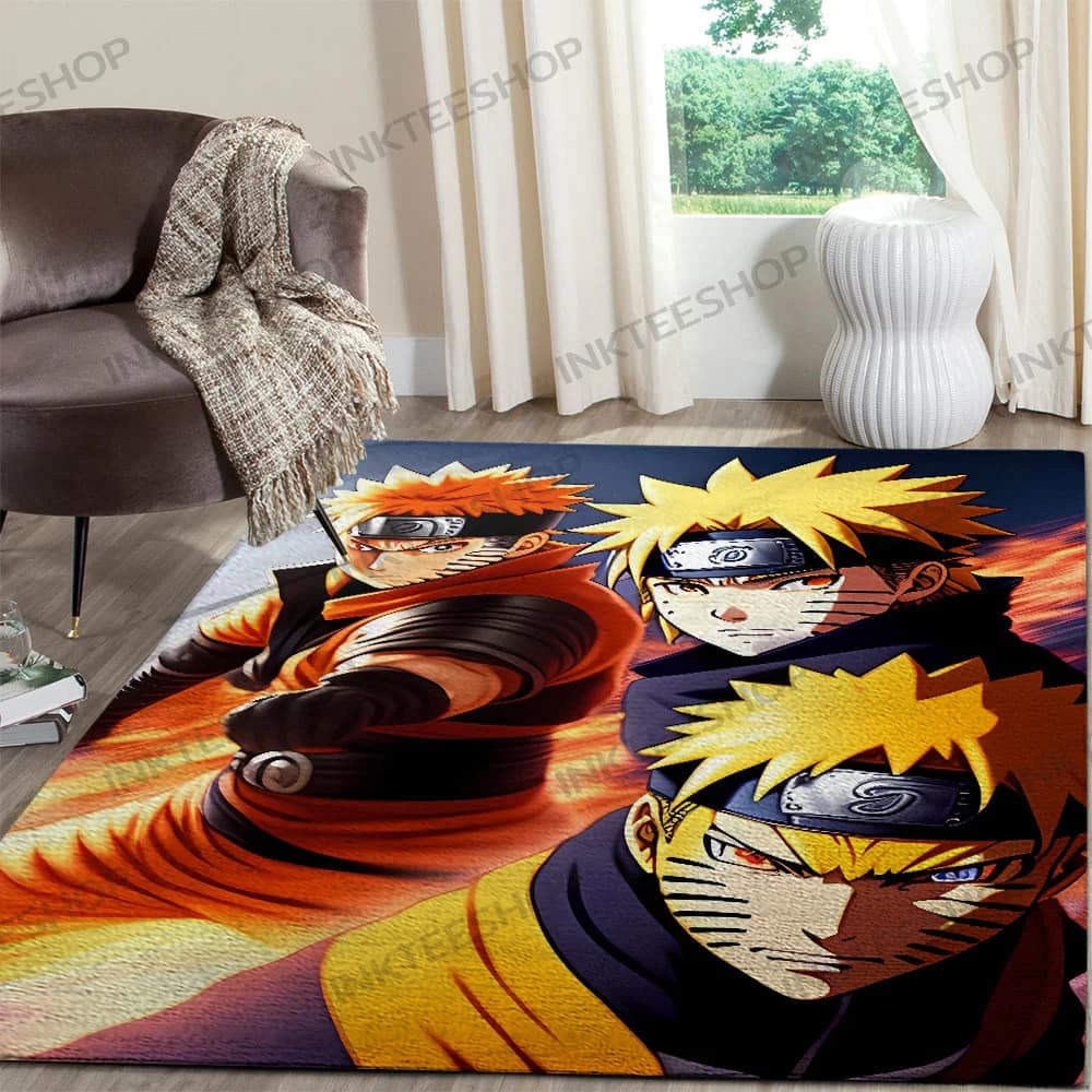 Inktee Store - Uzumaki Naruto Kitchen Living Room Rug Image