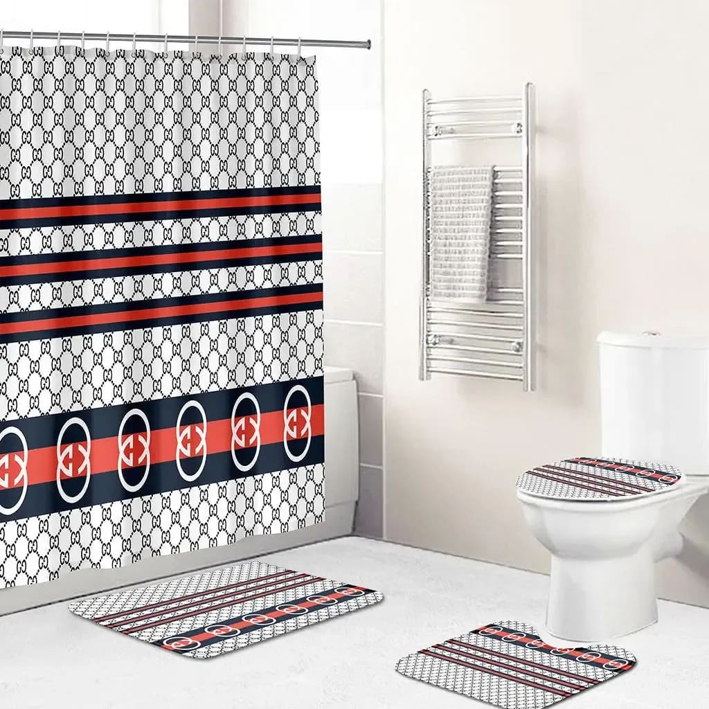 Gucci Logo New Premium Luxury Brand Bathroom Sets