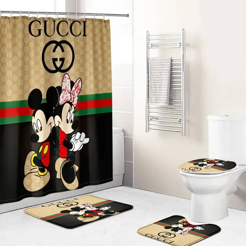 Gucci Mickey Mouse Premium Luxury Brand Bathroom Sets