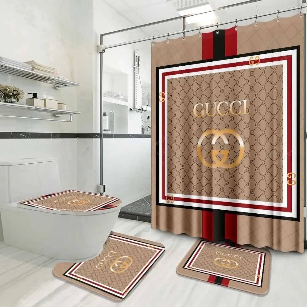 Gucci Premium Brown Limited Luxury Brand Bathroom Sets