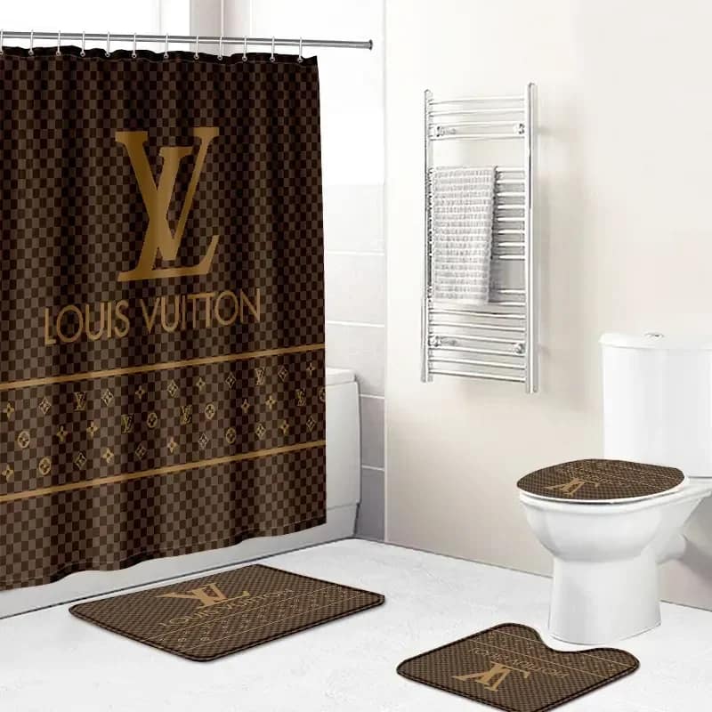 Louis Vuitton Brown Limited Bathroom Sets