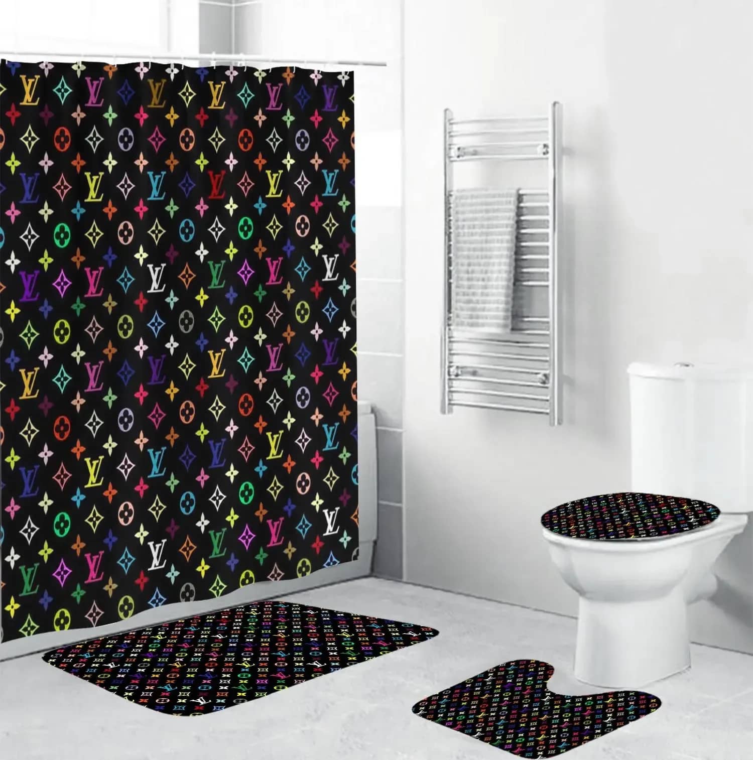 Louis Vuitton Colorful Limited Bathroom Sets
