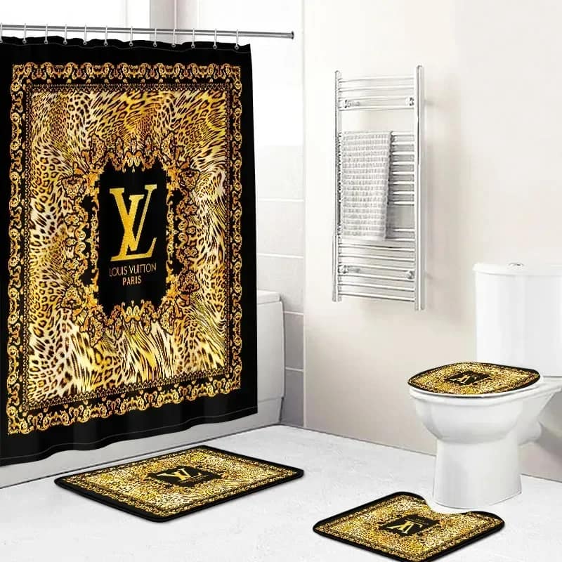 Louis Vuitton Goledn Premium Limited Luxury Brand Bathroom Sets
