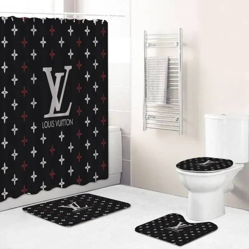Louis Vuitton Limited Logo Luxury Brand Bathroom Sets