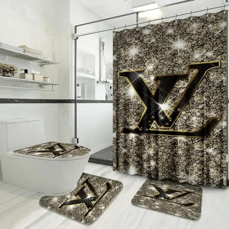 Louis Vuitton Twinkle Logo Limited Luxury Brand Bathroom Sets