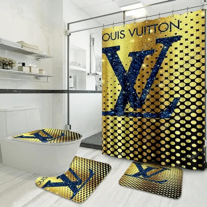 Louis Vuitton Yellow Limited Luxury Brand Bathroom Sets