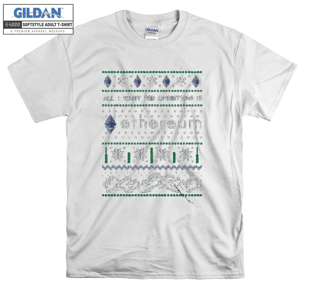 Inktee Store - All I Want For Christmas Is Eth T-Shirt Image