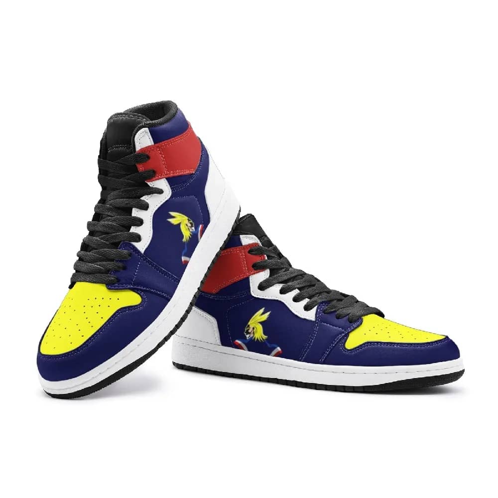 Inktee Store - All Might My Hero Academia Custom Air Jordans Shoes Image