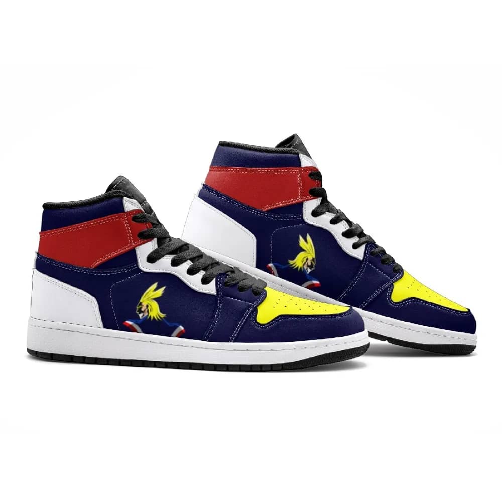 Inktee Store - All Might My Hero Academia Custom Air Jordans Shoes Image