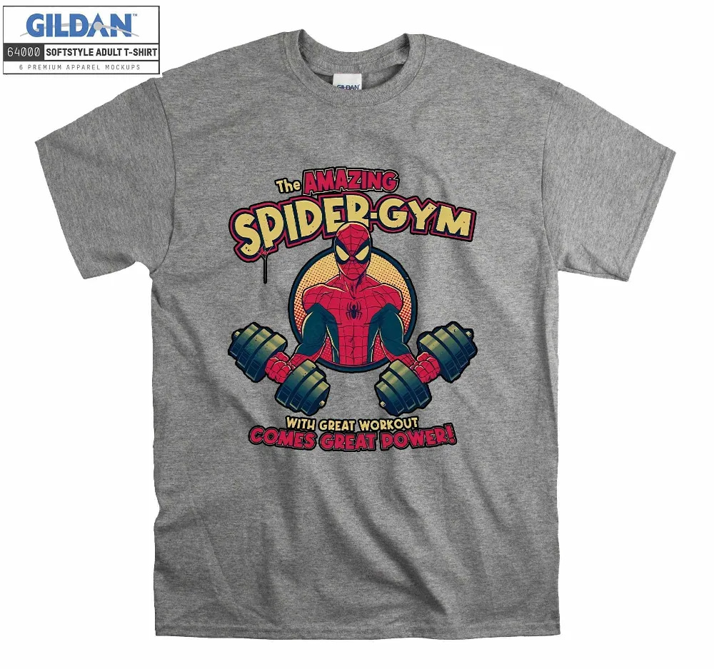 Inktee Store - Amazing Spider-Man Avenger Superhero Comic Unisex Gym Workout T-Shirt Image