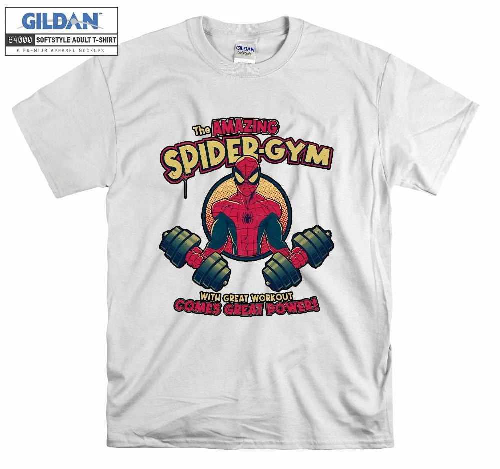 Inktee Store - Amazing Spider-Man Avenger Superhero Comic Unisex Gym Workout T-Shirt Image