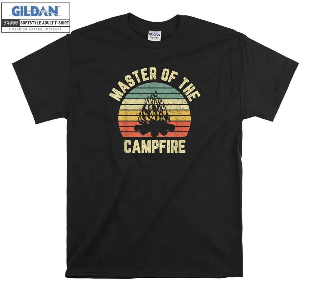 Inktee Store - Camping Master Of The Campfire T-Shirt Image