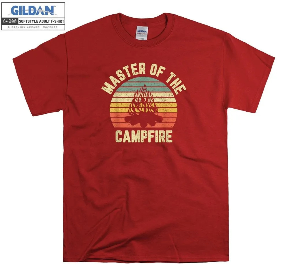 Inktee Store - Camping Master Of The Campfire T-Shirt Image