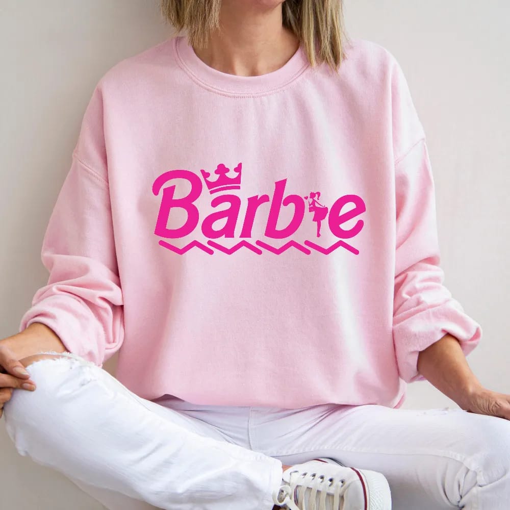 Inktee Store - Come On Barbie Sweatshirt - Gift For Her - Funny Sweatshirt - Cute Sweatshirt - Sweatshirt For Woman - Gym Sweatshirt Image