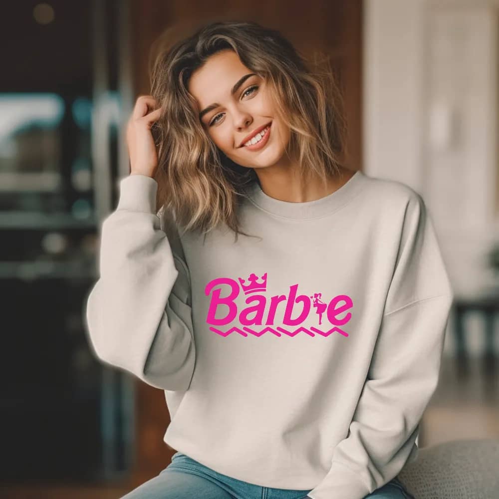 Inktee Store - Come On Barbie Sweatshirt - Gift For Her - Funny Sweatshirt - Cute Sweatshirt - Sweatshirt For Woman - Gym Sweatshirt Image