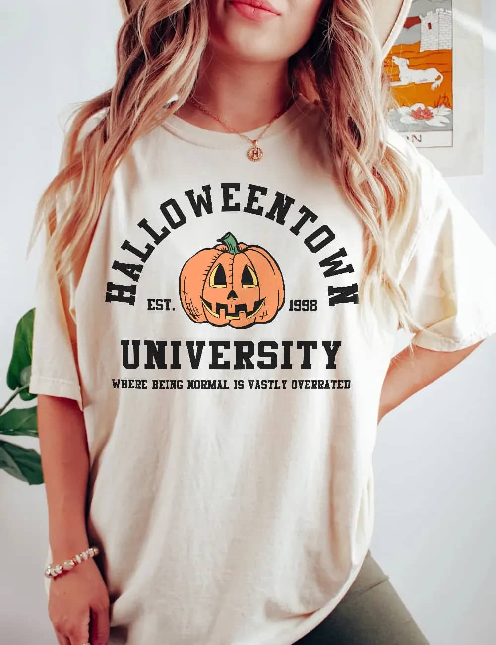 Inktee Store - Comfort Colors Halloweentown 1998 University Shirt - Where Being Normal Is Vastly Overrated - Fall Shirt - Halloweentown Shirt - Halloween Shirt Image