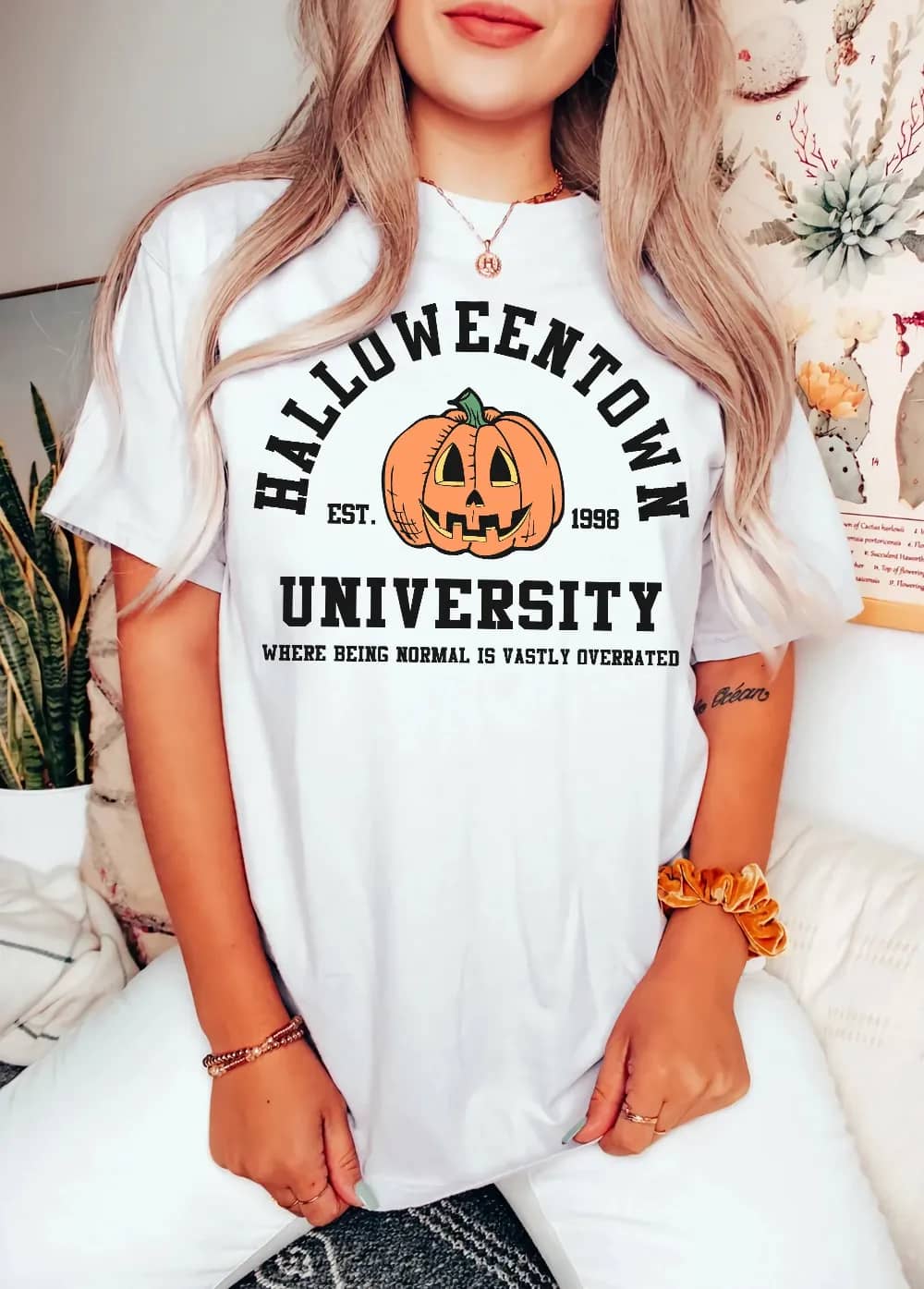 Inktee Store - Comfort Colors Halloweentown 1998 University Shirt - Where Being Normal Is Vastly Overrated - Fall Shirt - Halloweentown Shirt - Halloween Shirt Image