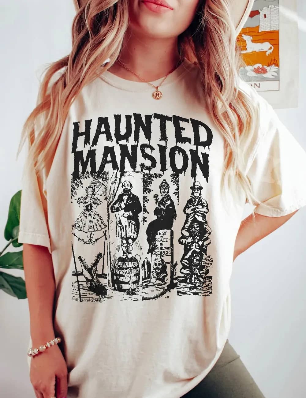 Inktee Store - Comfort Colors Vintage The Haunted Mansion Shirt - Disney Halloween Shirt - Haunted Mansion Shirt - Halloween Matching - Haunted Mansion 1969 Image