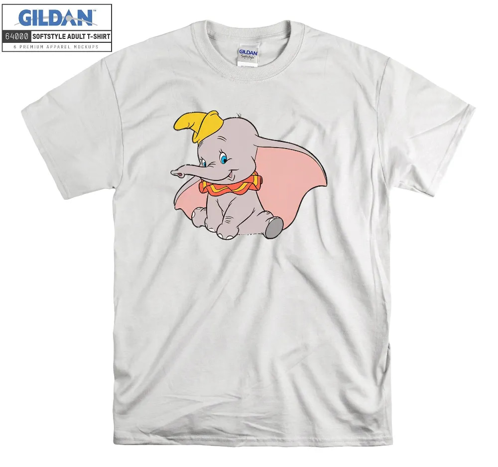 Inktee Store - Cute Dumbo Elephant Unisex T-Shirt Image