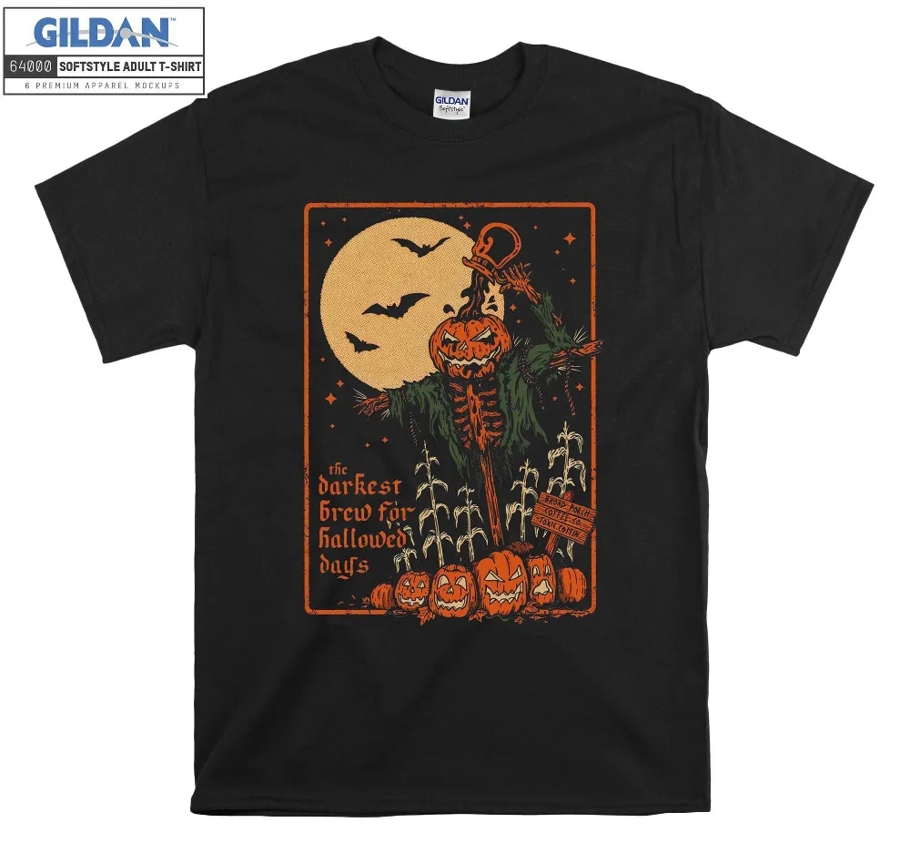 Inktee Store - Darkest Brew Halloween Vintage T-Shirt Image