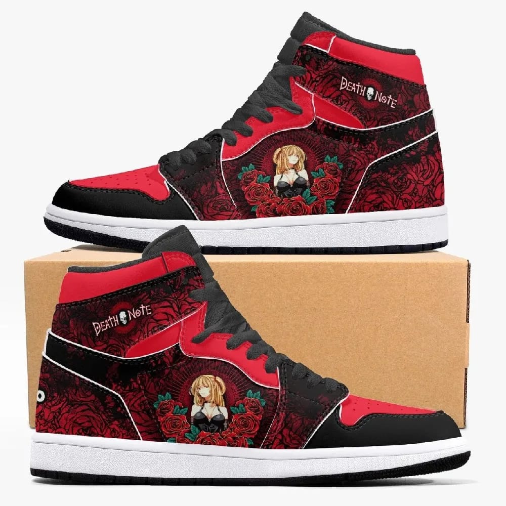 Inktee Store - Death Note Misa Rouge Custom Air Jordans Shoes Image
