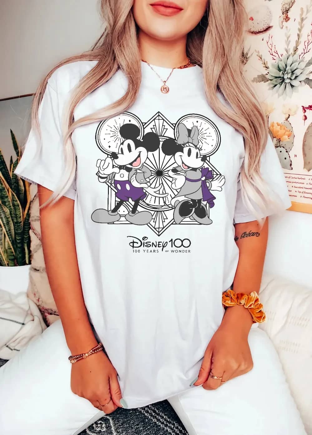 Inktee Store - Disney 100 Years Of Wonder Shirt - Disney Mickey And Friends Shirt - Disneyland 2023 Trip 100Th Anniversary - Disneyworld Family 2023 Shirts Image