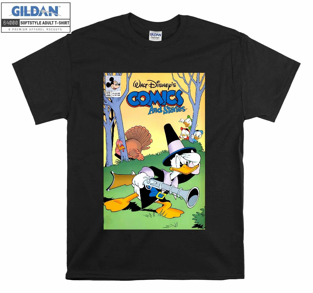 Inktee Store - Disney Character Daffy Duck Comics And Stories T-Shirt Image