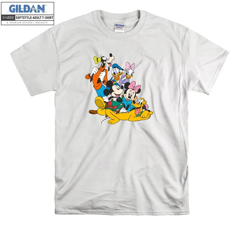 Inktee Store - Disney Characters Cute Cartoon T-Shirt Image