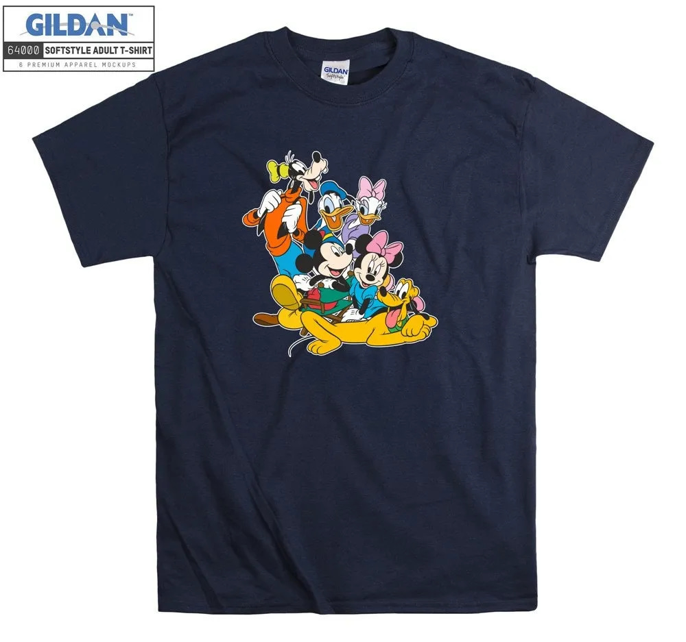 Inktee Store - Disney Characters Cute Cartoon T-Shirt Image