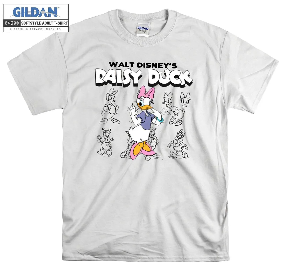 Inktee Store - Disney Daisy Duck Funny Cartoon T-Shirt Image