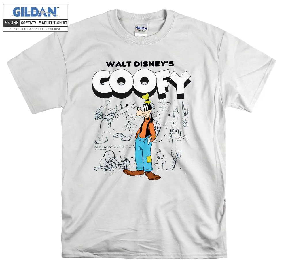 Inktee Store - Disney Goofy Funny Cartoon T-Shirt Image